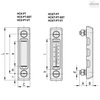 Elesa Zinc-plated steel screws, nuts and washers, HCX.127/T-PT-M12 HCX-PT